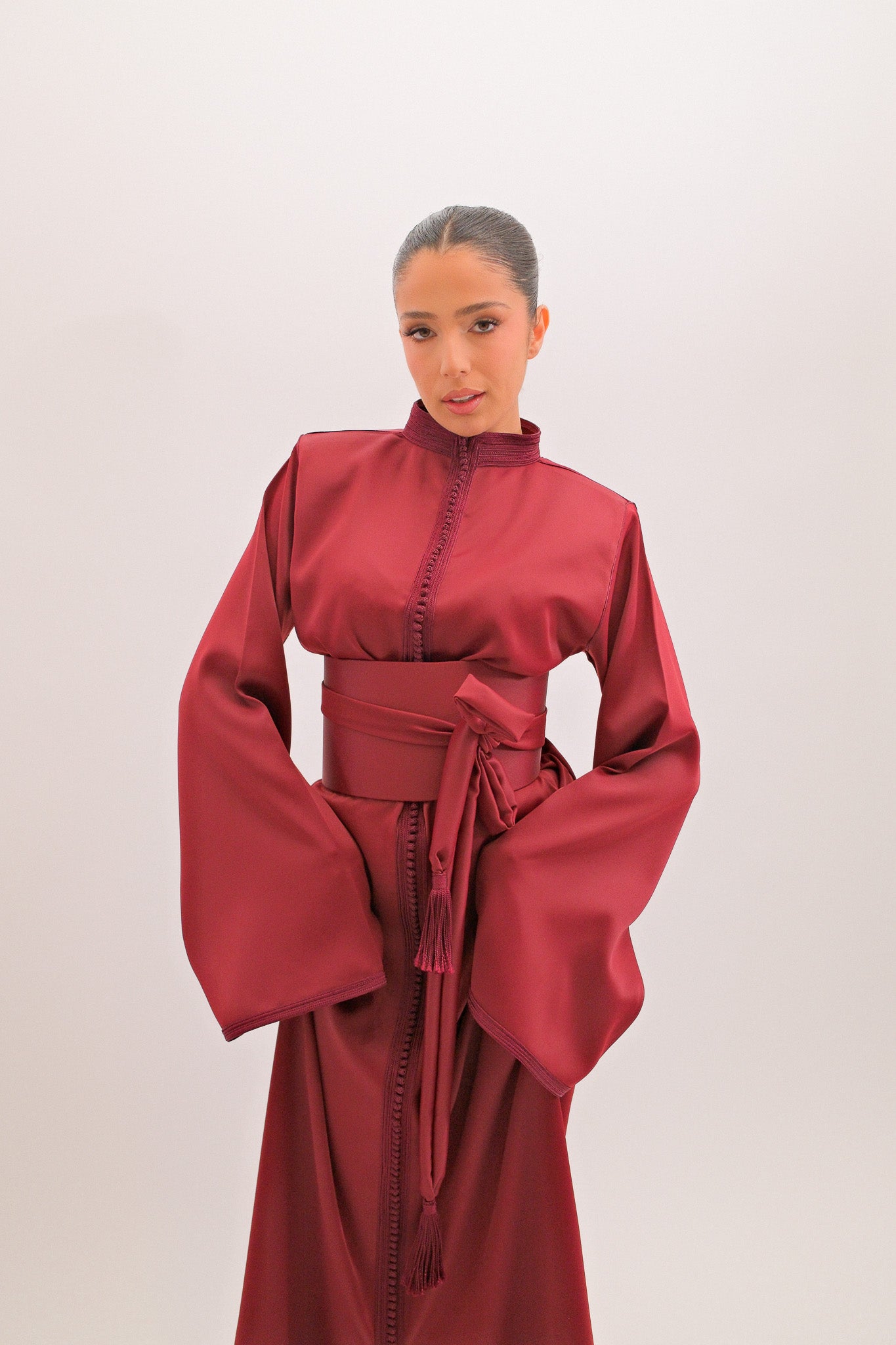 Précommande - Caftan en drap de soie