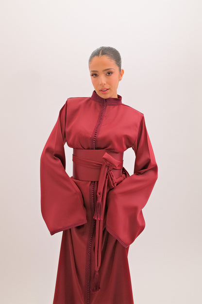 Précommande - Caftan en drap de soie