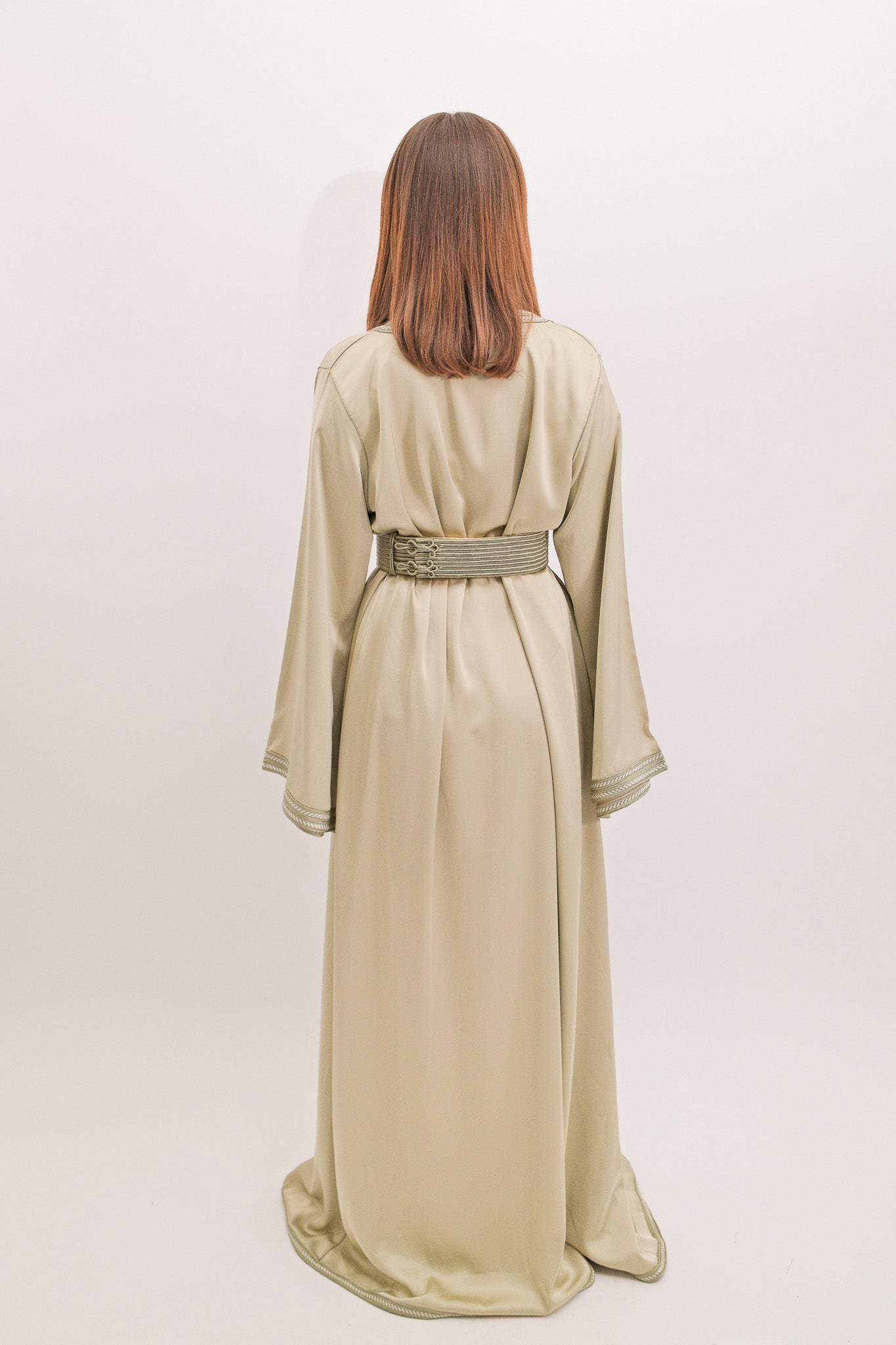 Précommande - Takchita en soie sauge